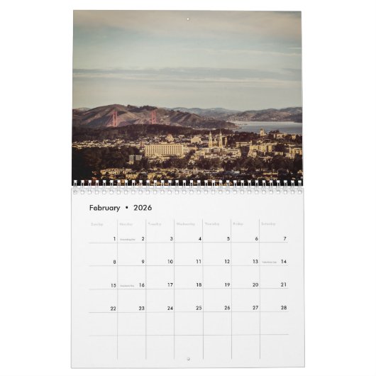 San francisco kalender (Feb 2026)