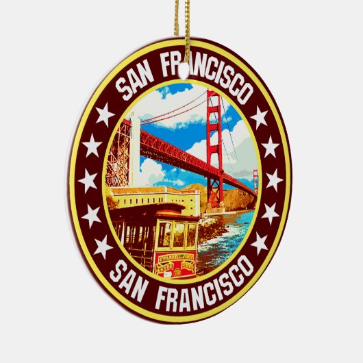 San Francisco Keramisch Ornament (Rechts)