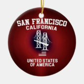 San Francisco Keramisch Ornament (Voorkant)