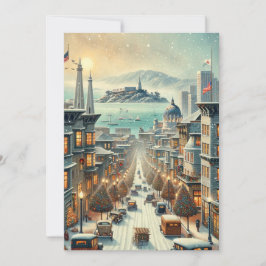 San Francisco Kerst Elegance - Kaart
