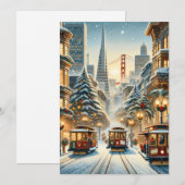 San Francisco Kerst Elegantie - Kaarten (Voorkant / Achterkant)