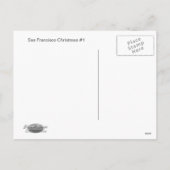 SAN FRANCISCO KERSTMIS #1 FEESTDAGENKAART (Achterkant)