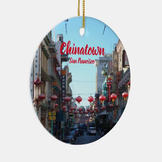 San Francisco Kerstversiering Keramisch Ornament (Rechts)