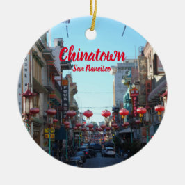 San Francisco Kerstversiering Keramisch Ornament