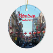 San Francisco Kerstversiering Keramisch Ornament (Links)