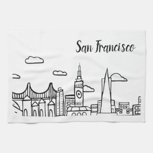 San Francisco Kitchen Dish Towel Theedoek