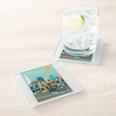 San Francisco  Kunst Glazen Onderzetter (Schuin)