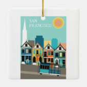 San Francisco  Kunst Keramisch Ornament (Achterkant)