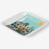 San Francisco  Kunst Papieren Bordje (Gebogen)