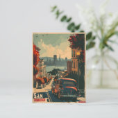 San Francisco Kust Nostalgie Antiek Briefkaart (Staand voorkant)
