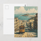 San Francisco: Kustnostalgie Oude ansichtkaart Briefkaart (Voorkant / Achterkant)