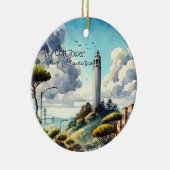 San Francisco Landmark Souvenir Keramisch Ornament (Rechts)