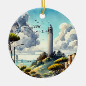 San Francisco Landmark Souvenir Keramisch Ornament (Voorkant)
