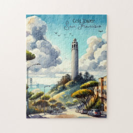 San Francisco Landmark Souvenir Legpuzzel