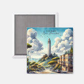 San Francisco Landmark Souvenir Magneet (Voorkant / Achterkant)