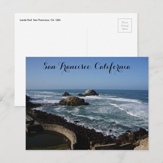 San Francisco Lands End #2 Briefkaart (Voorkant / Achterkant)