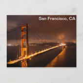 San Francisco Late Night Uitzicht Briefkaart (Voorkant)