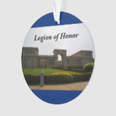 San Francisco Legion of Honor Blue Ornament (voorkant)