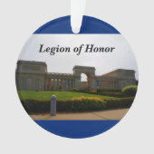 San Francisco Legion of Honor Blue Ornament (voorkant)