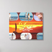 San Francisco Liefde Zonsondergang 1124 Kunst Canvas Afdruk (Voorkant)
