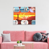 San Francisco Liefde Zonsondergang 1124 Kunst Canvas Afdruk (Insitu (Woonkamer))