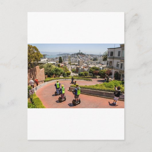 San Francisco Lombard St Briefkaart (Voorkant)