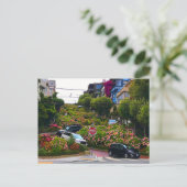 San Francisco Lombard Street #1 Briefkaart (Staand voorkant)