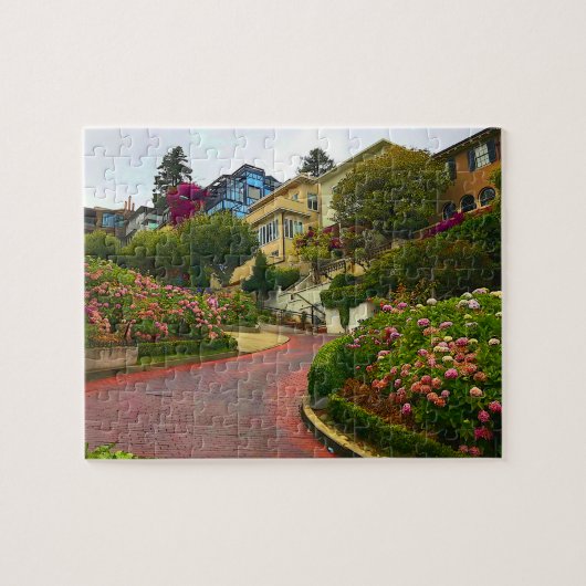 San Francisco Lombard Street #2 Jigzaag Puzzle Legpuzzel (Horizontaal)