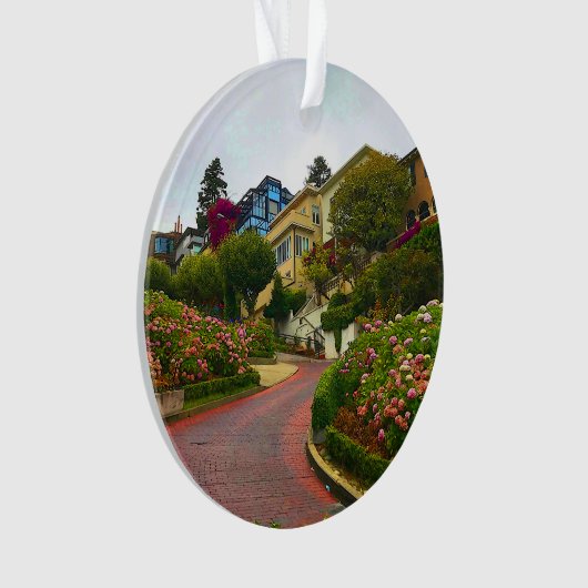 San Francisco Lombard Street #2 Ornament (voorkant)