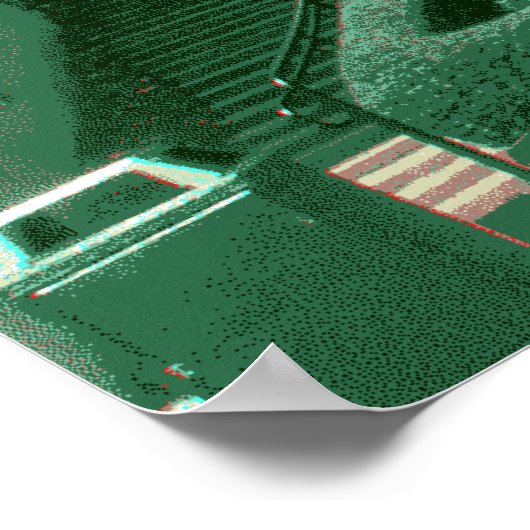 San Francisco Lombard Street - Pop Art Print (Hoek)