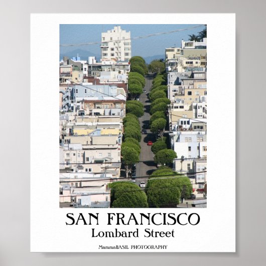 SAN FRANCISCO - Lombard Street Poster (Voorkant)