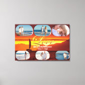 San Francisco Love Sunset 1124 Art Canvas Afdruk (Voorkant)
