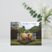 San Francisco Lyon Street Steps #1 Briefkaart (Staand voorkant)