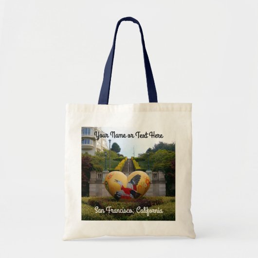 San Francisco Lyon Street Steps #1 Canvas tas (Voorkant)