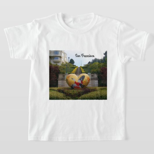 San Francisco Lyon Street Steps #1 T-shirt (Laagn)