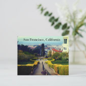 San Francisco Lyon Street Steps #2 Briefkaart (Staand voorkant)