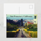 San Francisco Lyon Street Steps #2 Briefkaart (Voorkant / Achterkant)