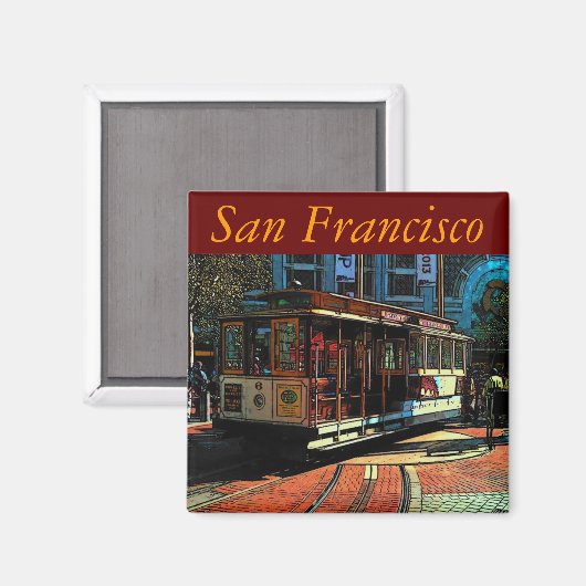 San Francisco Magnet (Voorkant / Achterkant)