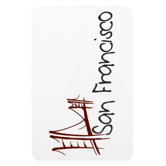 San Francisco Magnet Magneet (Verticaal)