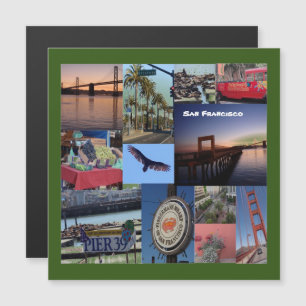 San Francisco magnetische kaart