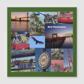 San Francisco magnetische kaart (Voorkant)