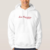 San Francisco Mannen Basic Hooded Sweatshirt (Voorkant)