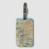  San Francisco Map Bagagelabel (Voorkant (verticaal))