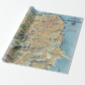  San Francisco Map Cadeaupapier (Uitgerold)