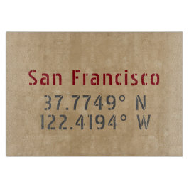 San Francisco Map Coordinates Urban Snijplank