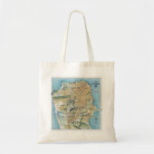 San Francisco Map Tote Bag (Voorkant)
