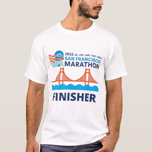 San Francisco Marathon 2022 Finisher T-Shirt (Voorkant)