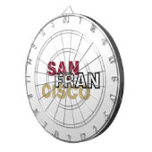 San Francisco Metal Cage Dartboard Dartbord (Voorkant Rechts)