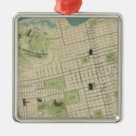 San Francisco Metalen Ornament (Voorkant)