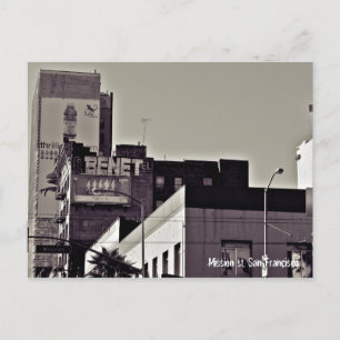 san francisco , missie st briefkaart